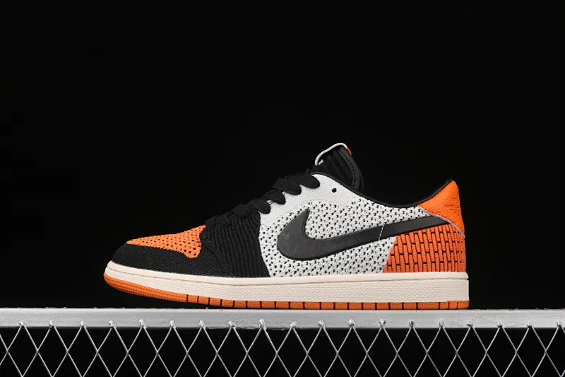 All categories Air Jordan Jordan series basketball shoes Air Jordan 1 Low Air Jordan 1 Low AJ1 Joe 1 knitted black low-top basketball shoes AH4506-100